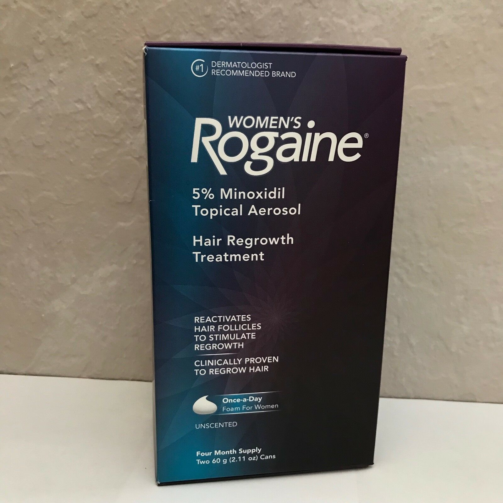 Women's Rogaine 5% Minoxidil Foam for Hair and 4-Month - Radhika